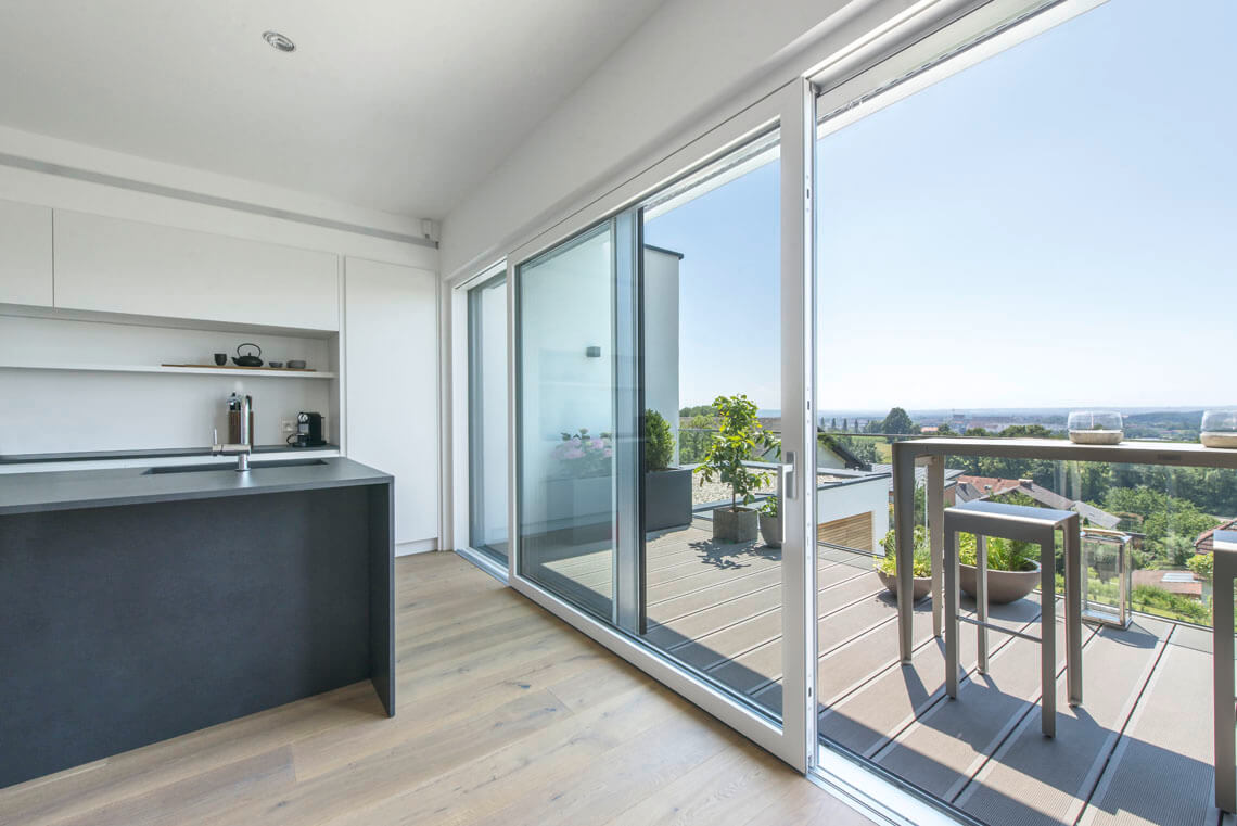 Drzwi przesuwne Internorm - lekkość w otwieraniu